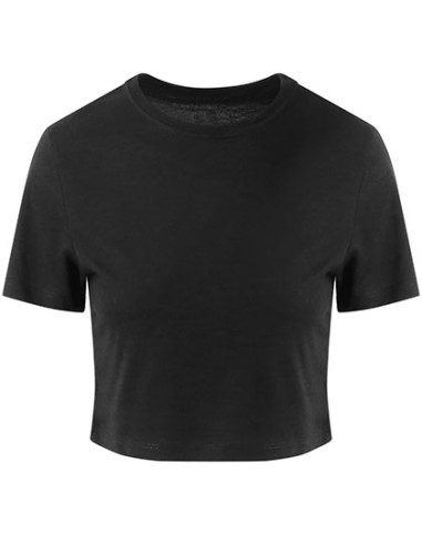 A-JT006-Womens Tri-Blend Cropped T
